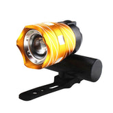 800LM T6 Bicycle Light Three Modes Zoomable Night Riding USB Rechargeable Waterproof