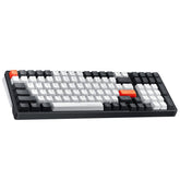 Mechanical Gaming Keyboard Dual Mode Type-C Wired Bluetooth5.0 100 Keys Translucent ABS Keycaps