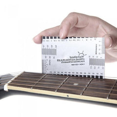 Guitar String Action Gauge Measuring Ruler Bass Luthier Tool