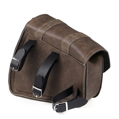Left / Right Side Universal Saddlebag Storage Tool Holder Leather Motorcycles Bag
