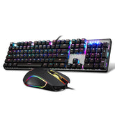Original Motospeed Blue Switch 104Key Mechanical Gaming Keyboard and Mouse Combo