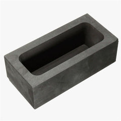 125x60x40mm Square Graphite Mold Crucible for Melting Casting 85oz Gold/46oz Silver