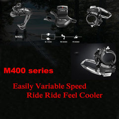 SL-M400 For Shimano Compatible With 2-Speed Mountain Bicycle Derailleur Bike Transmission D