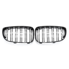 A Pair Of ABS Gloss Black Front Kidney Grille