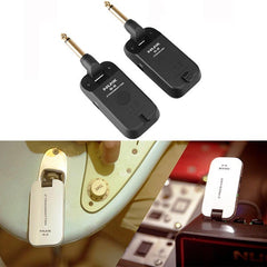 2.4G 4 Channels Rechargeable Wireless System Transmitter & Receiver For Guitar Bass