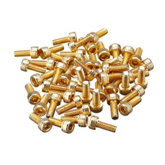 50Pcs Titanium Plated M2 Hex Socket Cap Head Screws Alloy Steel 12.9 Grade Screw Bolt 4-12mm