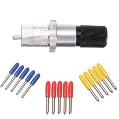 15pcs 30/45/60 Degree Vinyl Cutter Blade And Holder for Roland Cutting Plotter