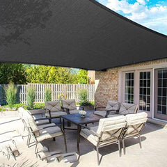 PE Sunshade Net Anti-UV Sunblock Shade Cover Greenhouse Cover 90% Shading Rate Awning Canopy Outdoor Camping Garden Patio