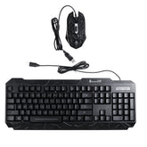 104 Key USB Wired Gaming Keyboard and Mouse Set RGB LED Changing Backlight Mouse For Computer Desktop Notebook