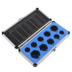 11pcs 9-19mm Damaged Nut Bolt Remover Set Screw Extractor Locking Socket Threading Tools Kit