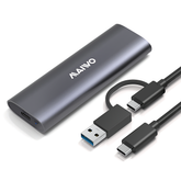 M.2 Dual Protocol NVME SATA Hard Drive Enclosure 10Gbps Type-C USB3.1 GEN2 SSD Hard Disk Box