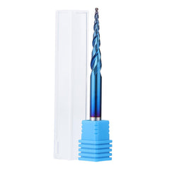 NACO-blue R0.25/ R0.5/ R0.75/ R1.0 *20*D6*50 2 Flutes Ball Nose Milling Cutter