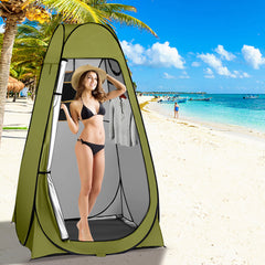 Privacy Shower Tent Single Camping Tent Toilet Changing Room Rain Shelter Hiking Beach