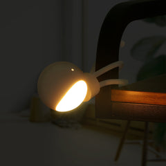 Smart Acoustooptic Control Night Light 3200K Color USB Charging 360 Adjustable Reading Light Rechargeable Table Lamp