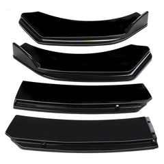 For Car Universal Glossy Black Front Lip Chin Bumper Body Kits New