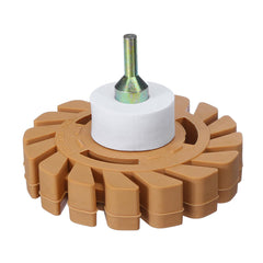 3.5/4 Inch Car Pneumatic Degumming Plate Paint Removal Rubber Wheel Decal Remover Eraser Wheel