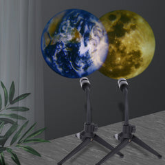 LED Sky Night Light Planet Magic Projector Moon Earth Projection Lamp 360 Rotatable USB Rechargable