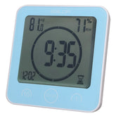 Digital Waterproof Shower Clock Temperature Sensor Wall Countdown Bathroom Timer