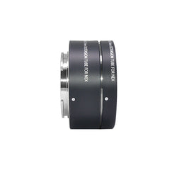 Aluminum Alloy Auto Focus Macro Extension Tube Adapter Ring 10+21mm for Sony E FE-Mount A7 NEX
