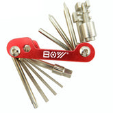 12 In 1 Bicycle Multitool Repair Kit Hexagon Screwdriver Set Chain Clamp Splitter Tool