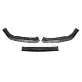 3 Pcs Designed Front Bumper Lip Carbon Fiber Look Chin Splitter