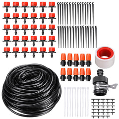 33/133/91/191Pcs Automatic Drip Irrigation Controller System Kit Micro Sprinkler Garden Watering