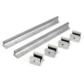 2pcs 300mm Supported Rails With 4pcs SBR12UU Pillow Bearing Blocks