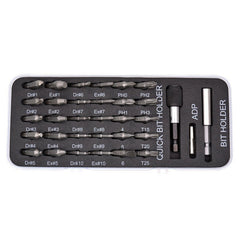 33pcs Damaged Screw Extractor Set with Screwdriver Bits for Broken Screw HSS Broken Bolt Extractor Screw Remover Kits