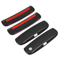 For Dodge Charger Carbon Fiber Look Door Handle Covers Overlays 4pcs/set