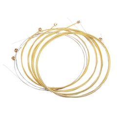 6 PCS Brass Acoustic Guitar String Set for Guitar Players