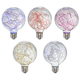 E27 Star Starry Sky Edison 50LED Firework Filament Retro Xmas Decor Light 5Color Light Bulb