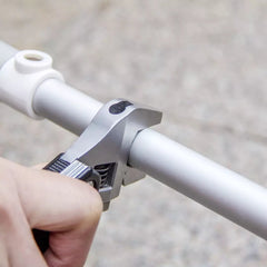 6 In 1 EDC Multi-tool Adjustable Wrench Pipe Spanner Screwdriver Saw Gadget With LED Lighting