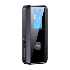 Bluetooth 5.0 Adapter Wireless Receiver Transmitter LCD Display AUX 3.5MM Music Stereo for Car TV PC Handsfree Kit