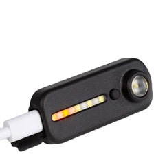 Multifunction Red&Blue Warning Light USB Charging Bicycle Tail Light LED Waterproof Police Shoulder Clip Light Helmet Lamp