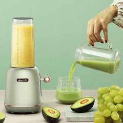 200W 500ml Portable Juicer Fruit Vegetable Mixer Soybean Ice Crusher 2 Cups