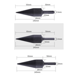 42mm High Speed Steel Firewood Splitting Drill Bit Hard Wood Cone Splitter