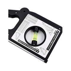Multifunctional Meter Slope Gradient Instrument Inclinometer Angle Feet Foot Slope Measuring Ruler Magnetic Angle Finder