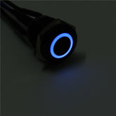 12V 16mm LED Metal Push Button Panel Momentary Switch Red/Blue/Green/Yellow/White