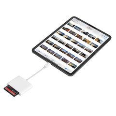 Multifunctional 3-IN-1 USB-C to SD/ TF/ CF Memory Card Reader for iMac/ for iPad/ Macbook