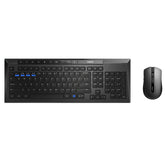 Multi-Mode Wireless Keyboard & Mouse Set Bluetooth 3.0/4.0/2.4GHz 113 Keys Keyboard 1600DPI Mouse Office Business Keyboard & Mouse Combo