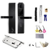 Smart Optical/Semiconductor Door Lock Fingerprint/Card/Password/Key/APP Control Access Security Doorlock