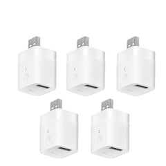 Wireless USB Smart Adaptor WiFi Mini USB Power Adaptor Switch APP Remote Control Voice Control Switch For Smart Home Works with Alexa Google Home 5Pcs