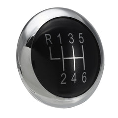 6 Speed Gear Shift Knob Cap Chrome Badge Emblem Trim