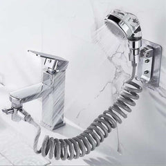 Washbasin Faucet External Shower Bathroom Extended Shampoo Handheld Small Nozzle Set