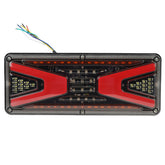2PCS 24V Flowing Rear Tail Light Turn Signal Brake Reverse Lamp
