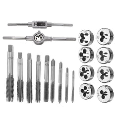 20pcs Alloy Steel M3-M12 Screw Thread Metric Plugs Taps Tap Wrench Die Wrench Set