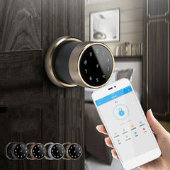 Smart Digital Door Lock Battery Powered APP Touch Password Keyless Latch Security Lock