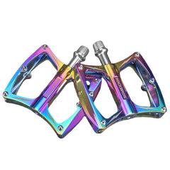 Bike Pedals CNC Aluminum Alloy Sealed Bearing Anti-slip Colorful 1 Pair