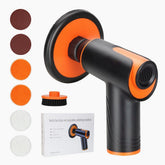 Rechargeable Cordless Waxer Polishing Machine 2000mAH Type C Car Grinder with Pads Brush for Wax Dust Removal Sanding