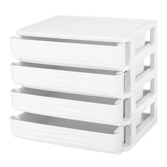 1/2/3/4 Tiers Multilayer Drawer Type Makeup Box Cosmetic Makeup Box Desktop Organizer Storage Box Display Box